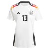 Officiële Voetbalshirt Duitsland Muller 13 Thuis EK 2024 - Dames